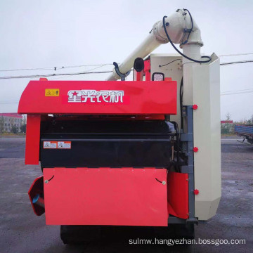 hot sell rice combine harvester machine rice cutter luckystar half-feed rice combine harvester